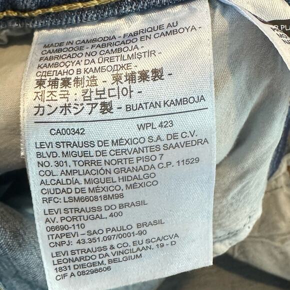 Levi’s 14 high rise skinny ankle jeans NWT women’s - Picture 10 of 11